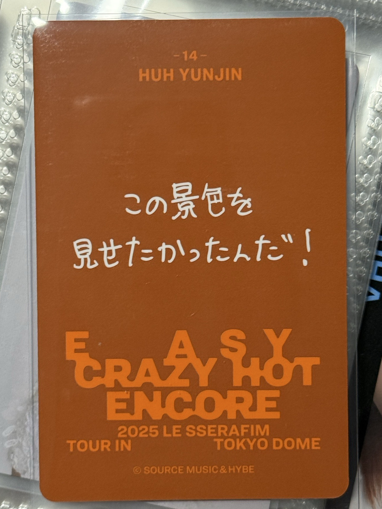 25‘巡迴 東蛋安可 隨機卡