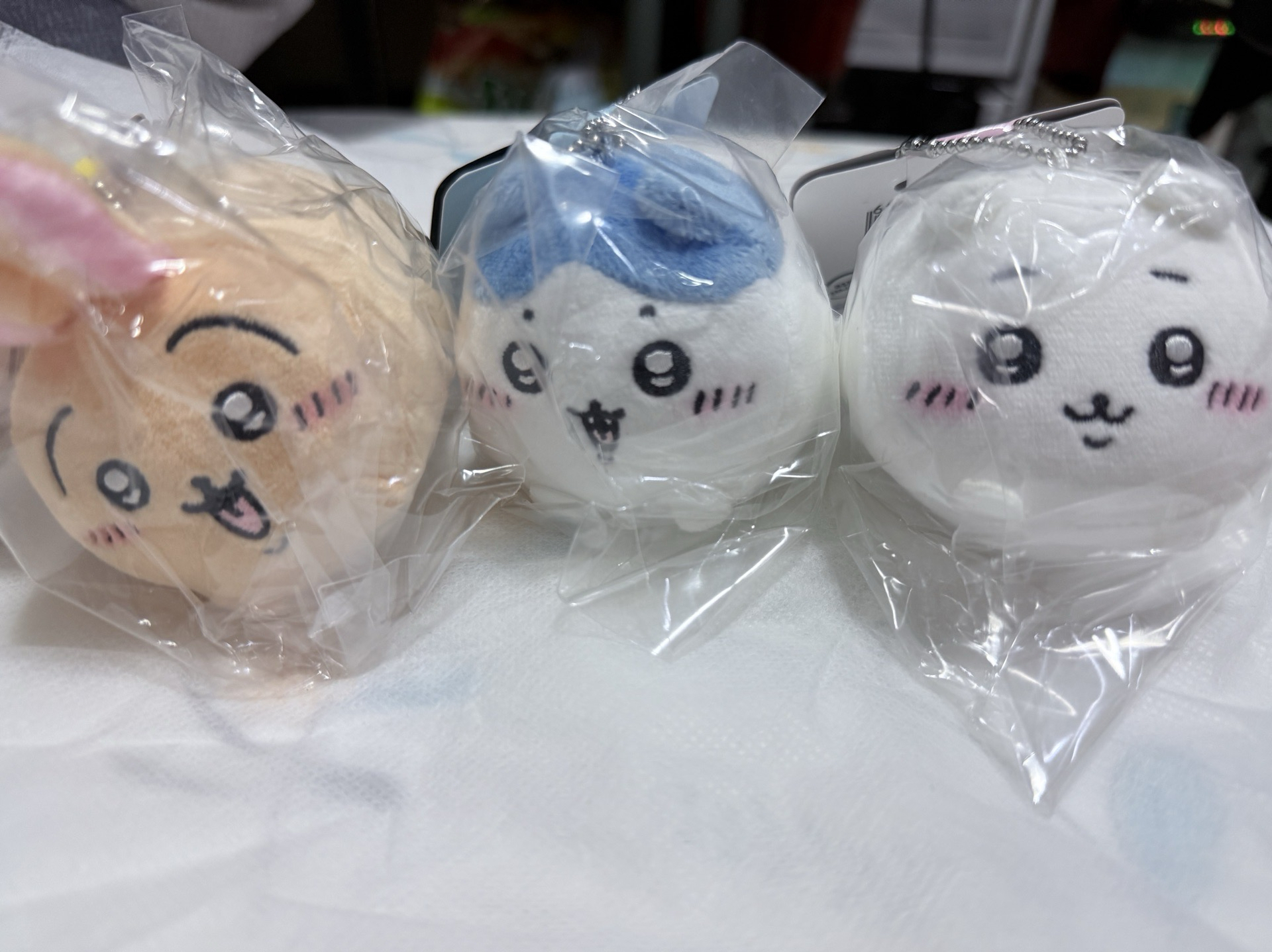 趴姿疊疊吊飾 三小隻