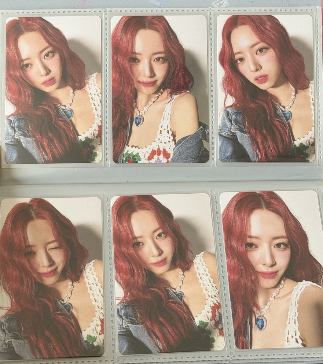 ITZY日專有娜小卡（6張一起賣）