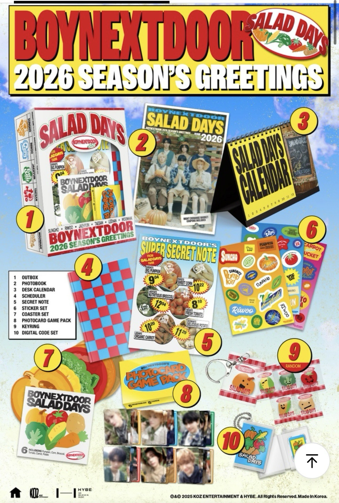 🐈‍⬛2026年曆個人set 2（編號7、8）