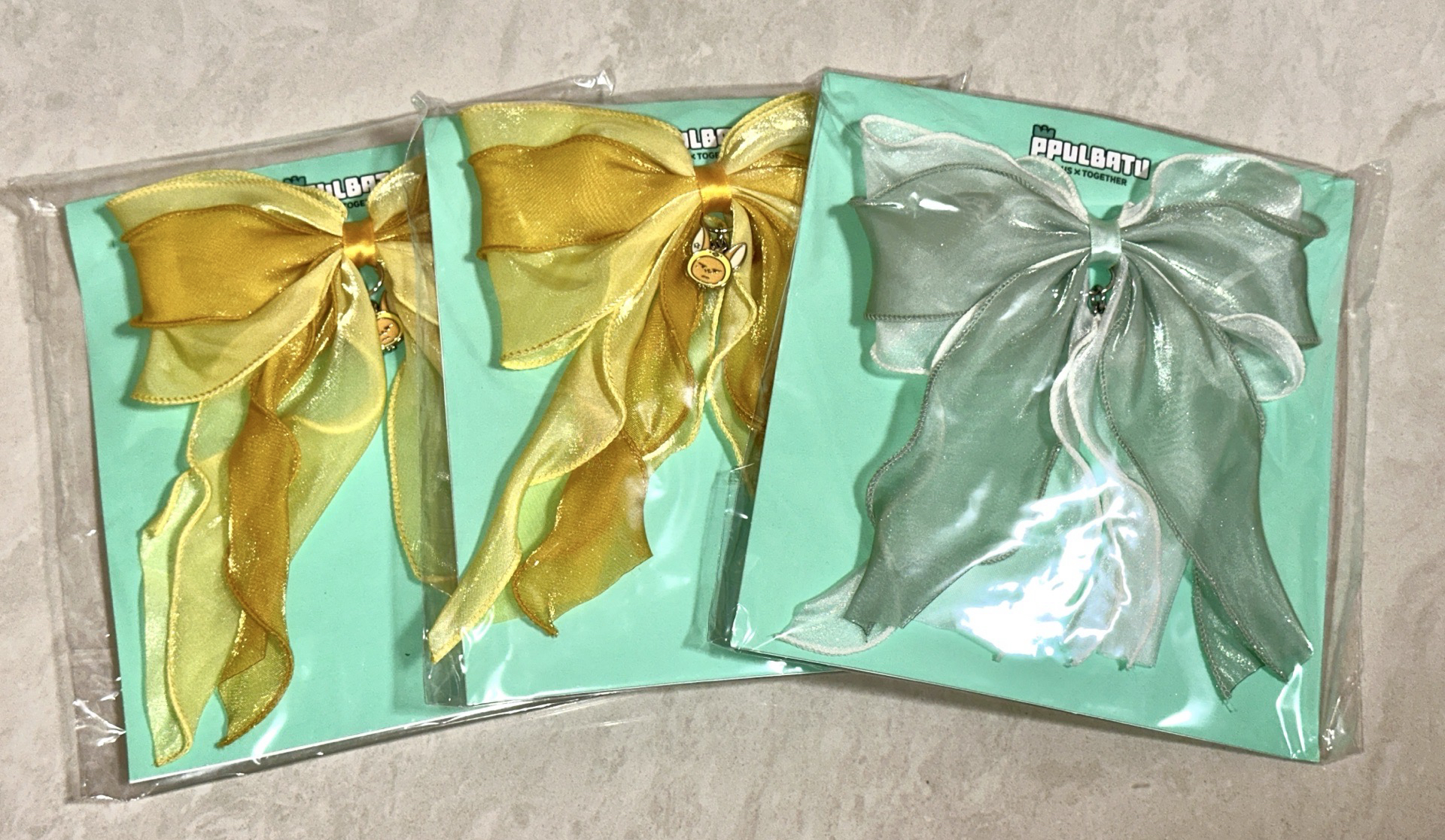 TXT PPULBATU 角巴兔 蝴蝶結 日區限定 黃春 勇猛