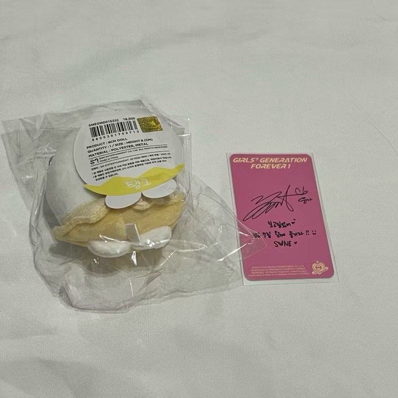 太妍演唱會The Tense官方周邊 TAENGGEU娃娃 太妍蛋 Forever1專卡 潤娥 允兒小卡 泰妍 少女時代