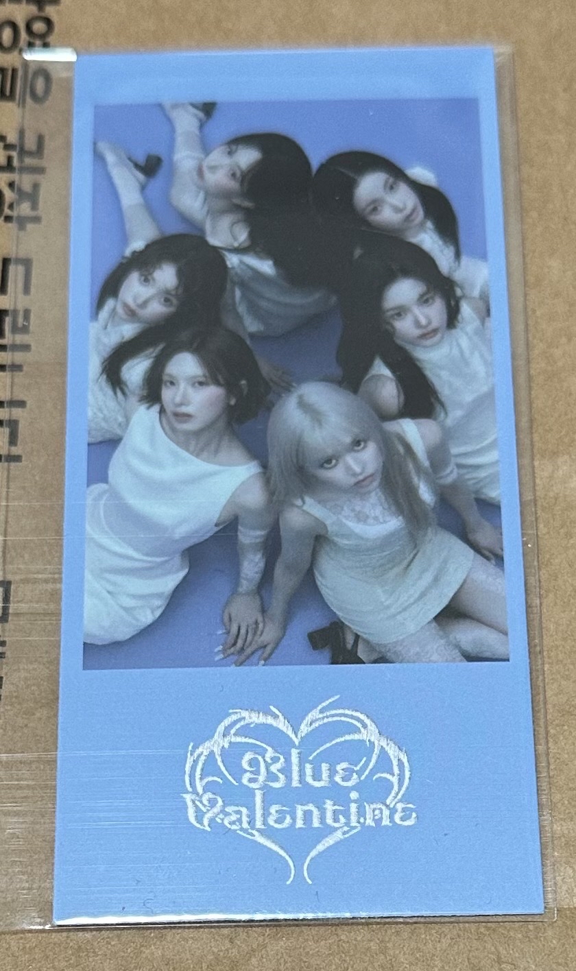 NMIXX Blue Valentine Fans預售票卡