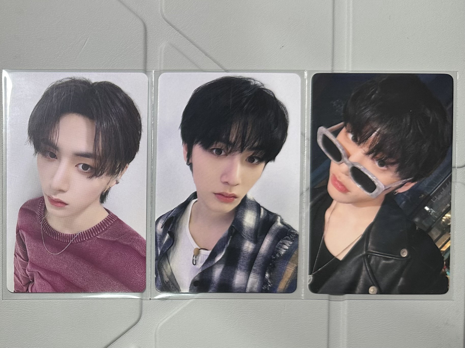 BOYNEXTDOOR 漢泰山 yzy簽售卡 *三張不拆出、最左邊是中文卡背