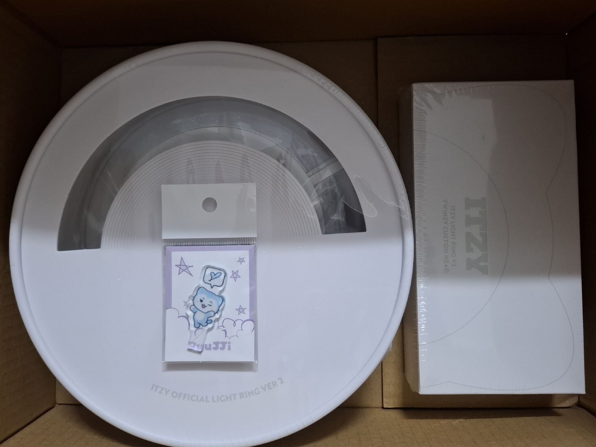 未拆 二代手燈含小卡+貓耳+RyuJJi插卡立牌