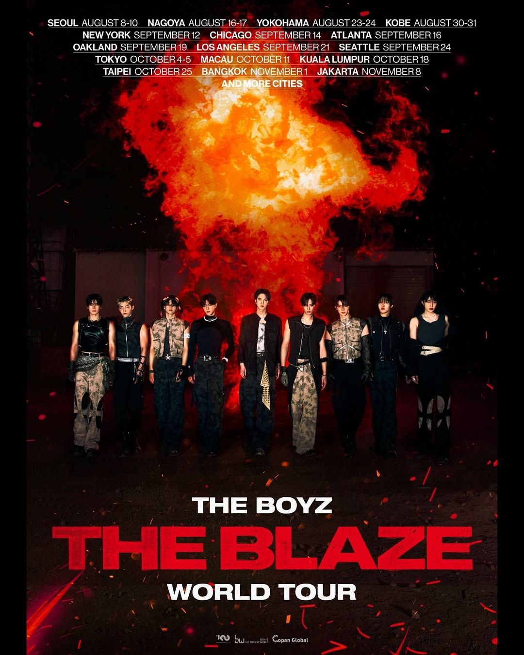 THE BOYZ "THE BLAZE" WORLD TOUR