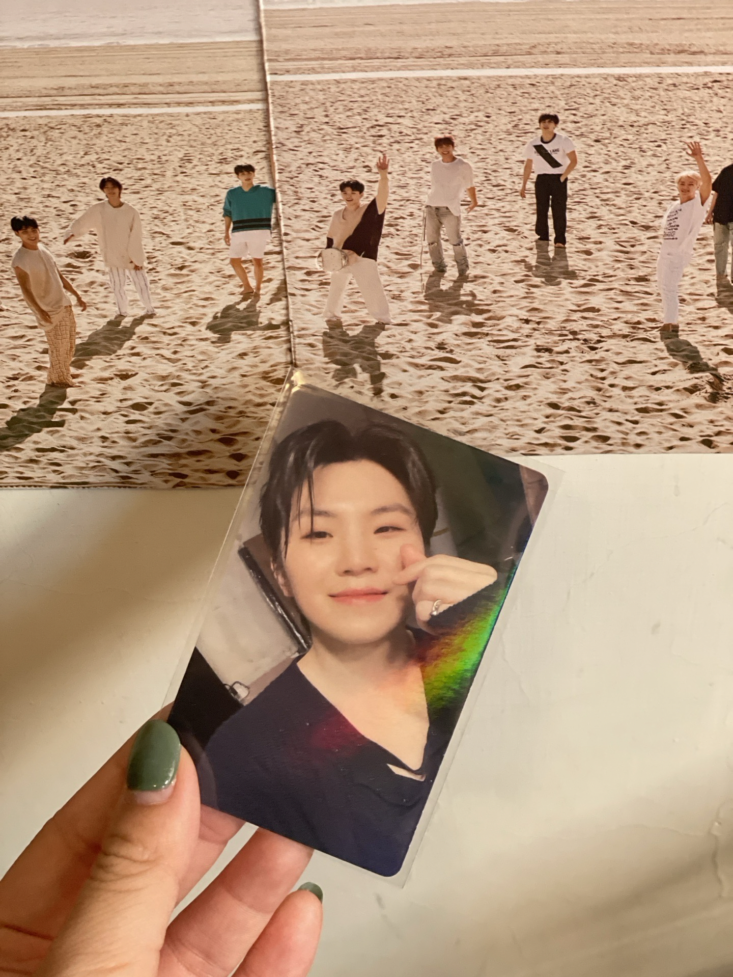 🌹SEVENTEEN MINI10 日咖克拉盤 勳（虹光閃）