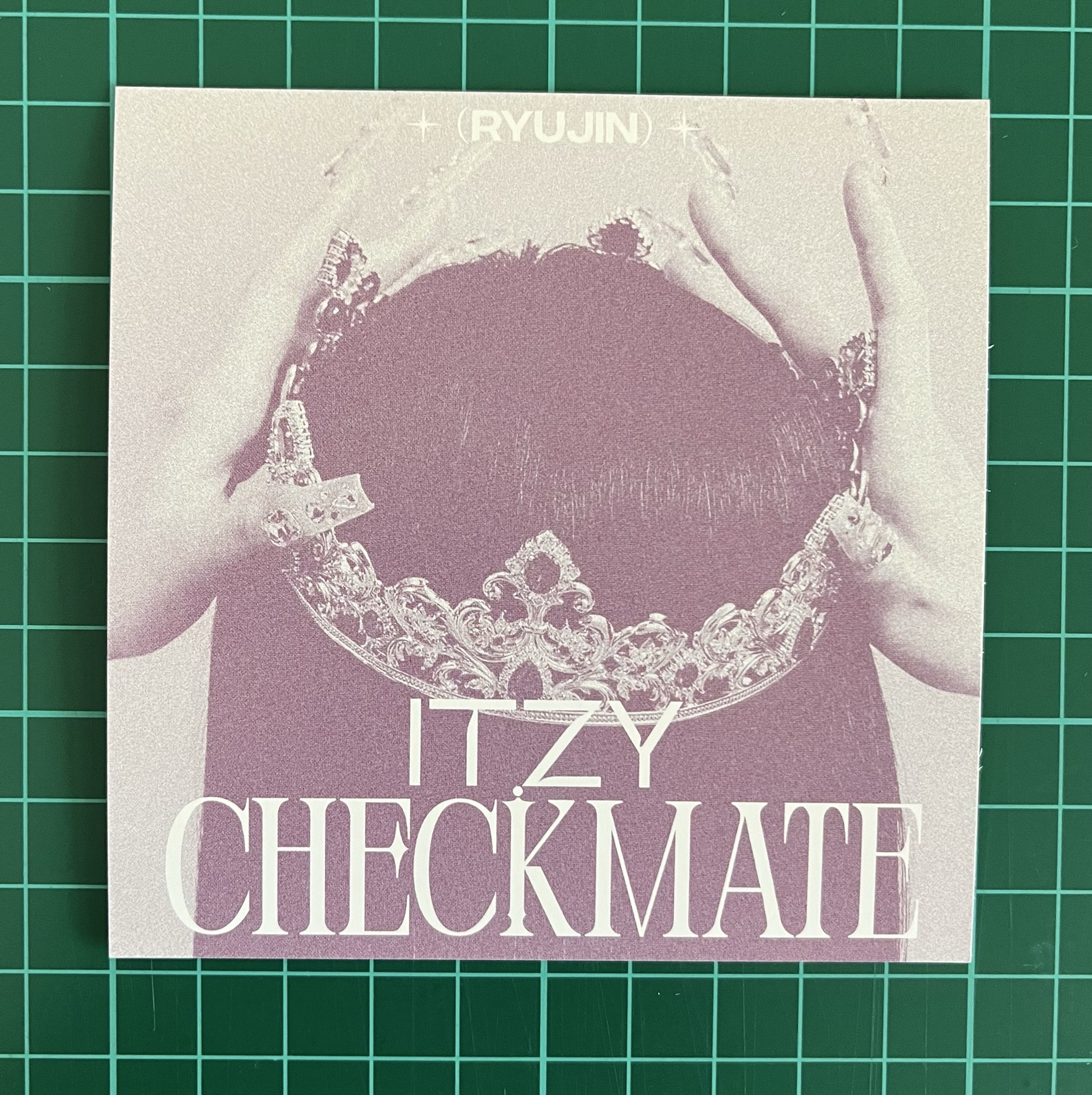 ITZY Ryujin 申留真 明信片