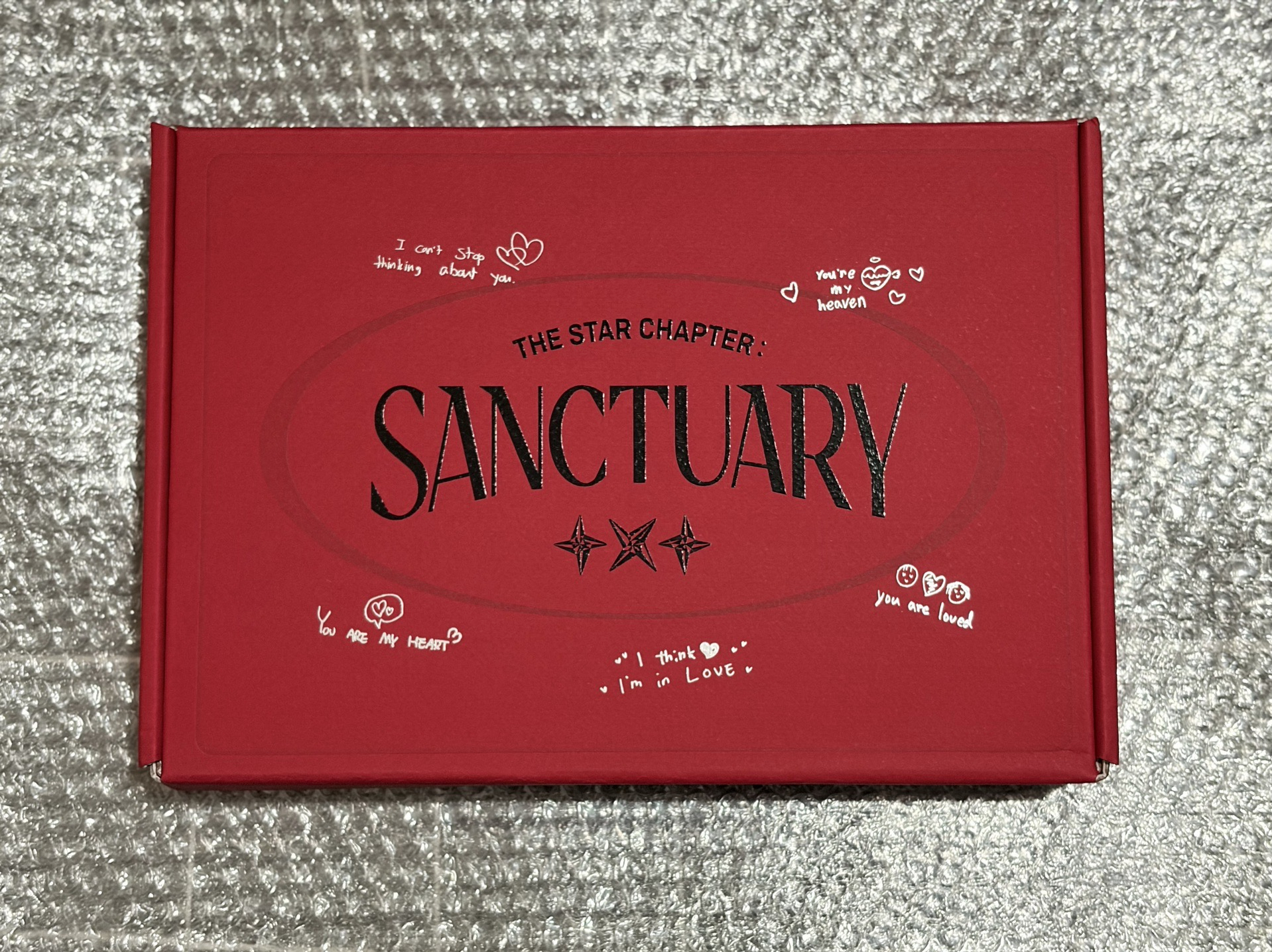 TXT 迷七 lover 全專 秀彬小卡 太顯紅心卡