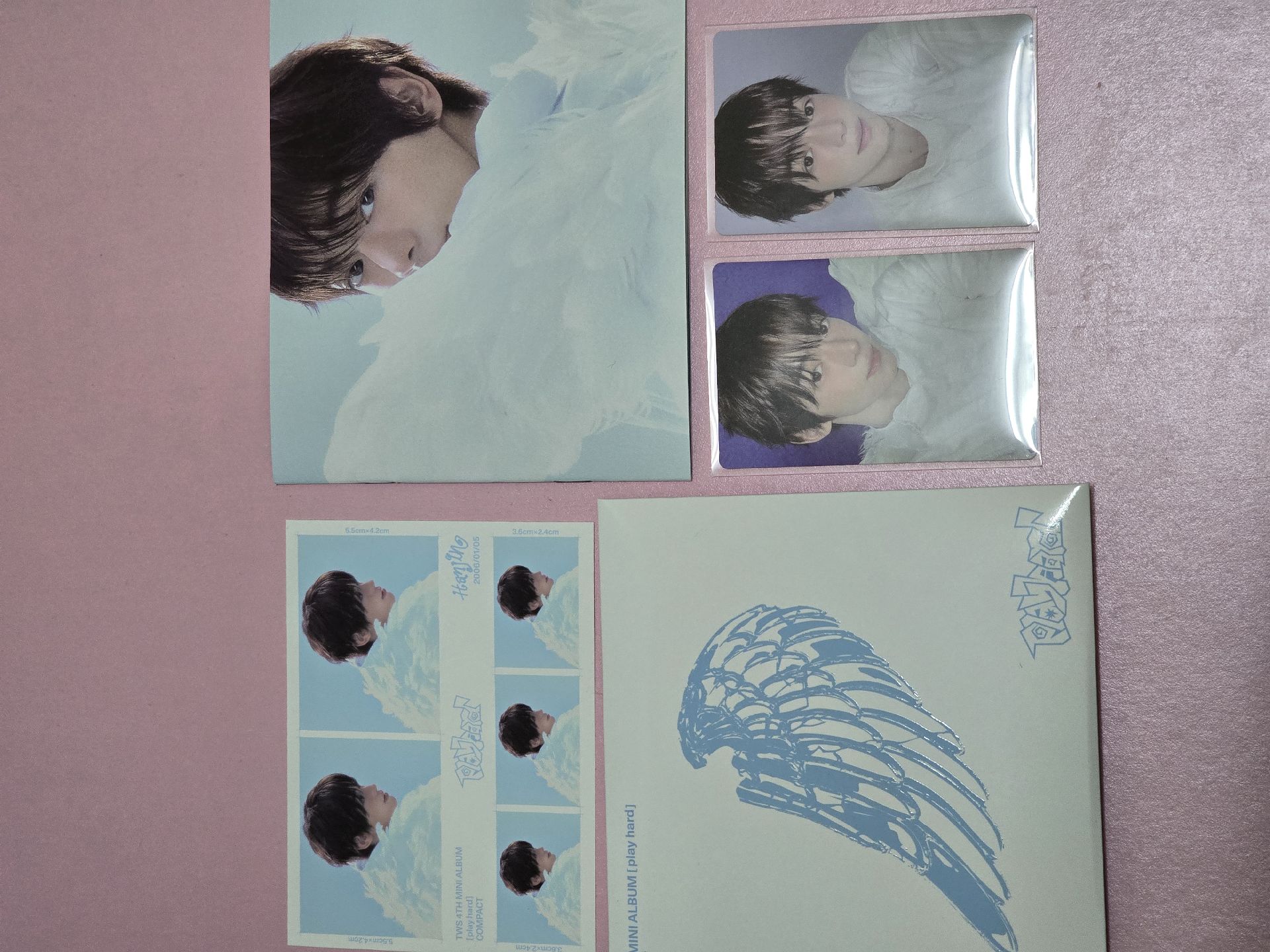 韓振 Play Hard 專輯卡 單封一套