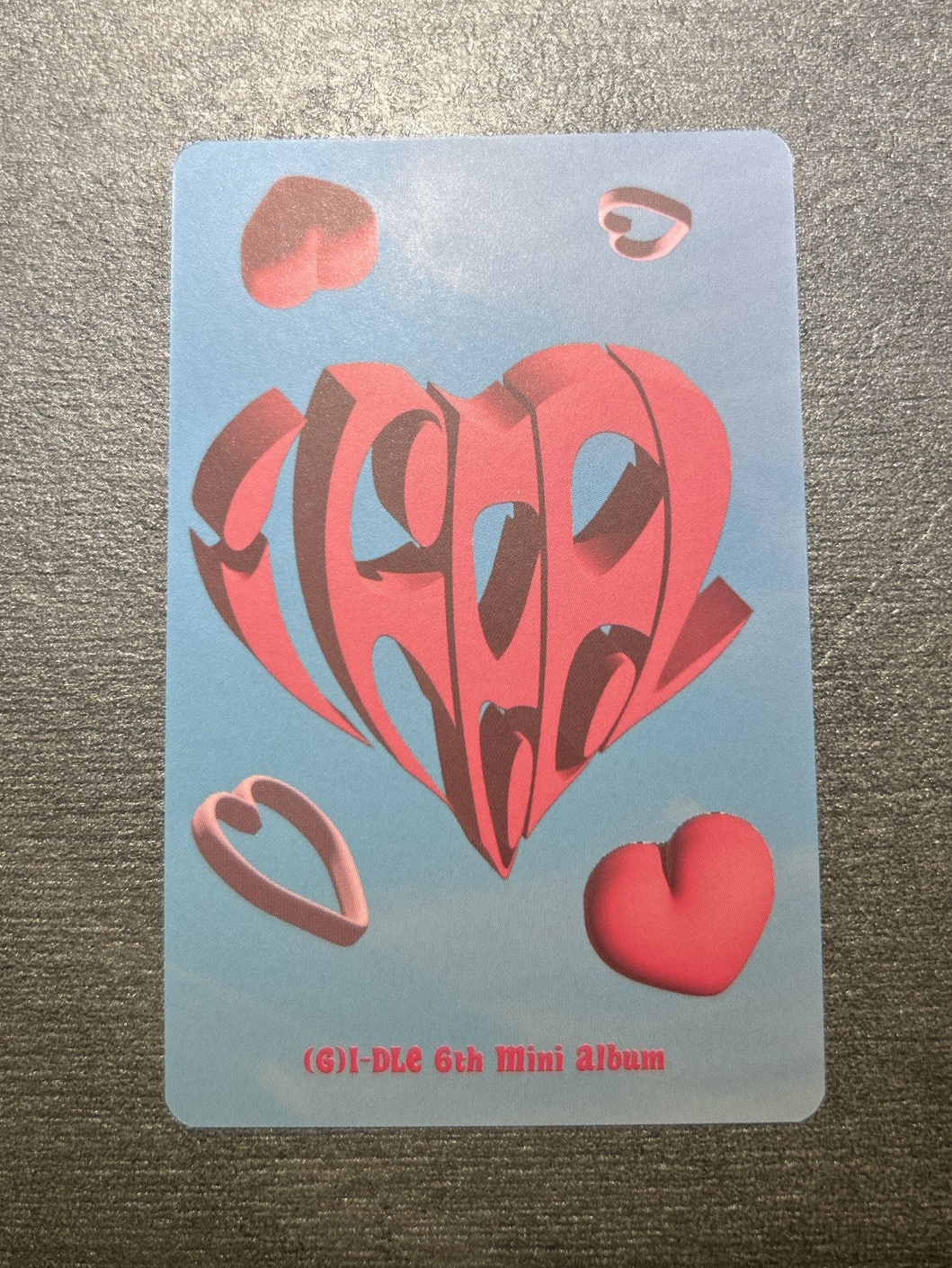 I feel 專輯卡 特別版專卡-刷