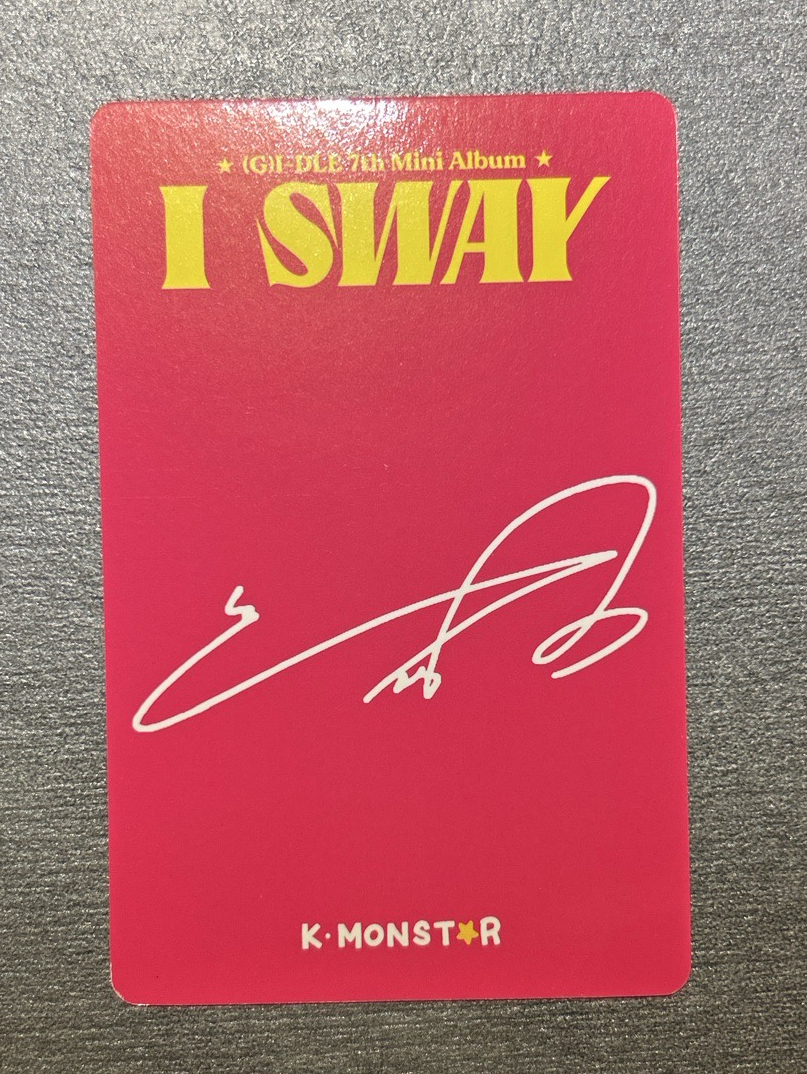 I SWAY km 簽售卡 迷你七 台特 刷