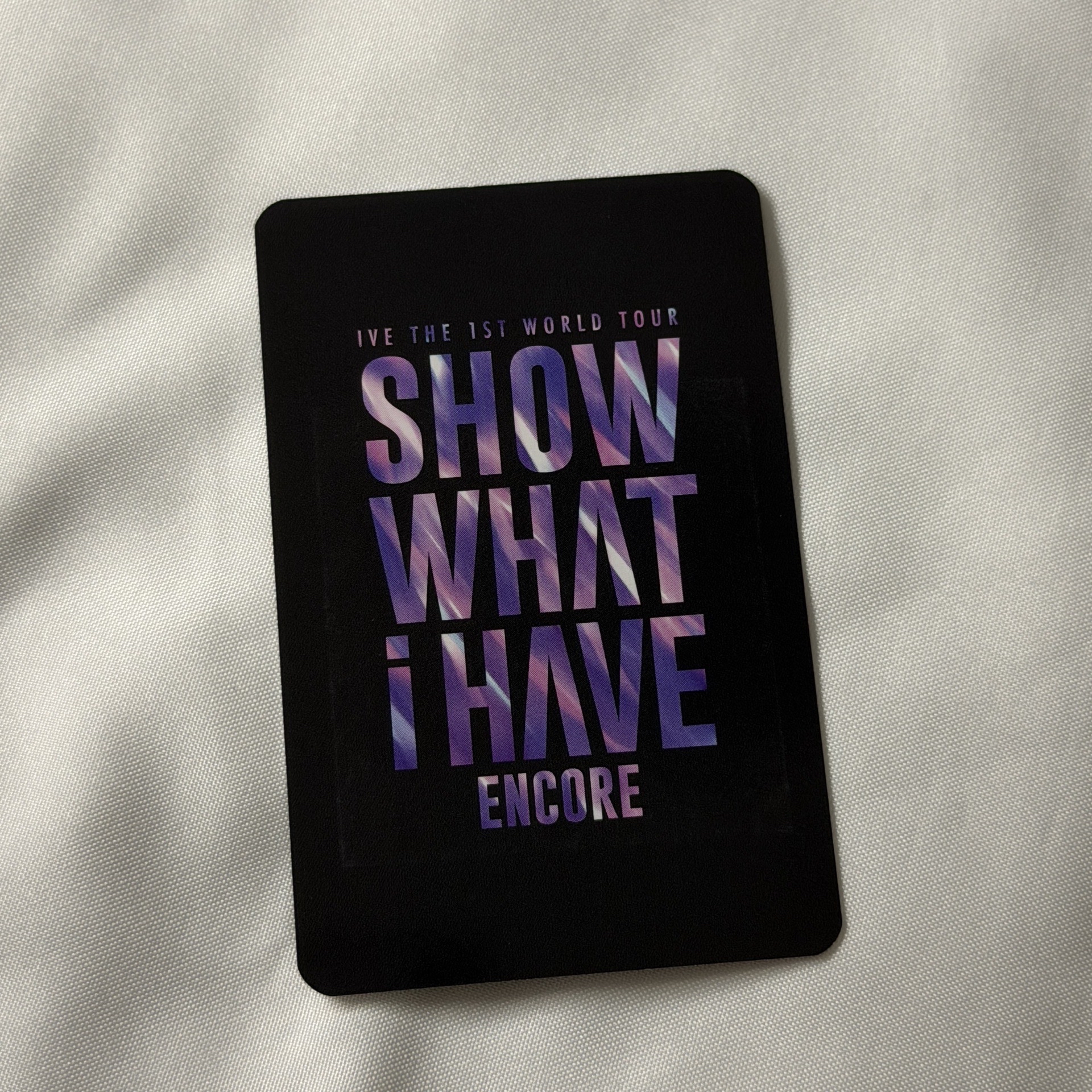 IVE SHOW WHAT I HAVE 首爾安可場隨機卡包 留言刮刮卡