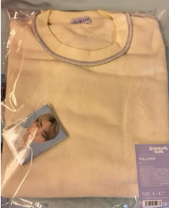 ⚡️24 SEVENTEEN’S HOME 日本 周邊 pullover 上衣 小卡 尺寸L 含卡