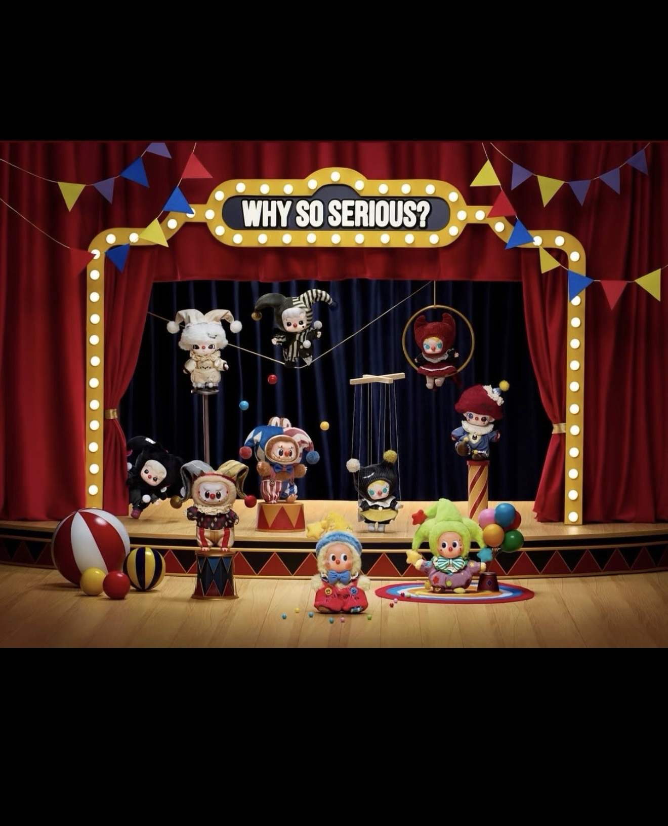 WHY SO SERIOUS 系列-搪膠毛絨掛件盲盒