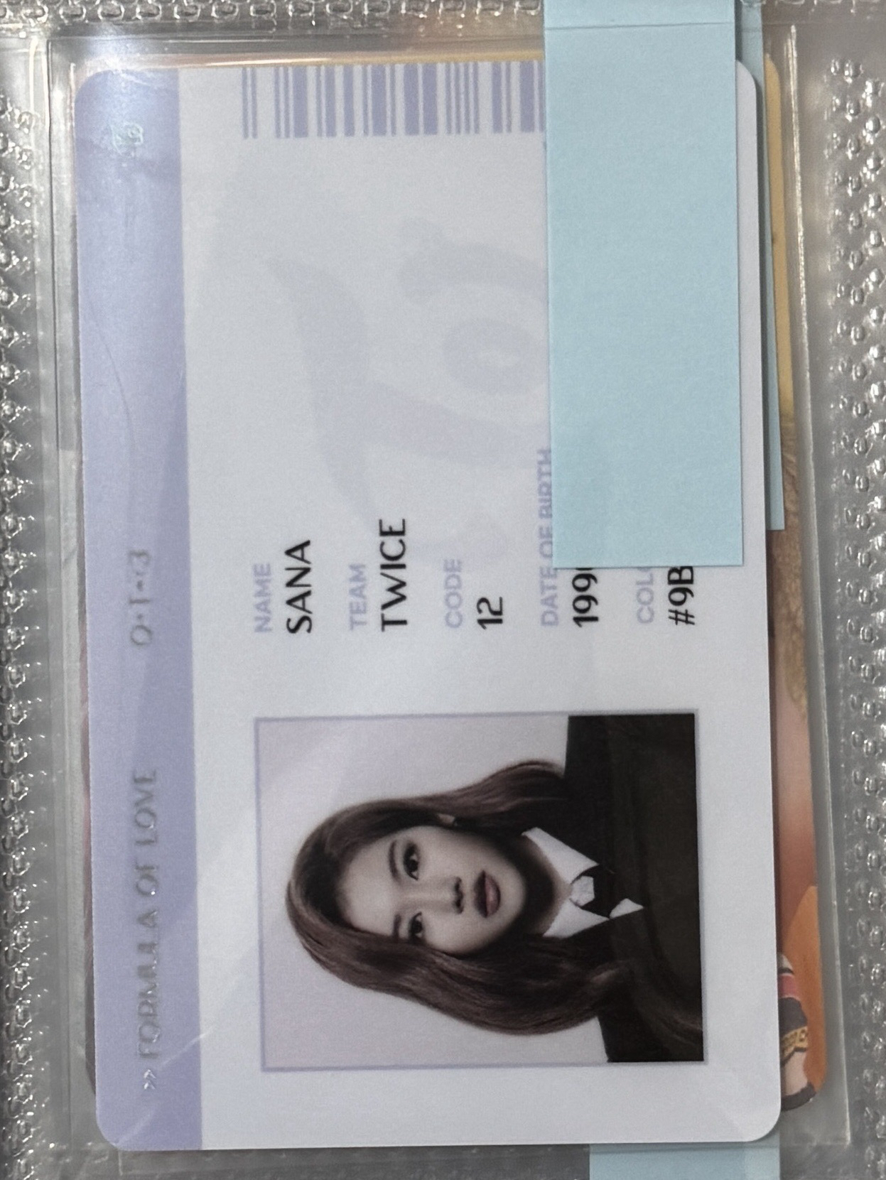 Formula of Love: O+T=<3 Sana ID卡