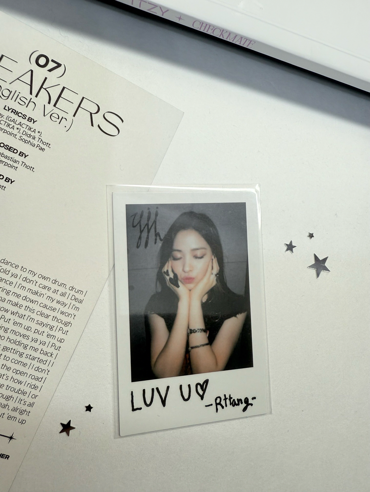 IT'z ICY 專輯卡 預購禮 留