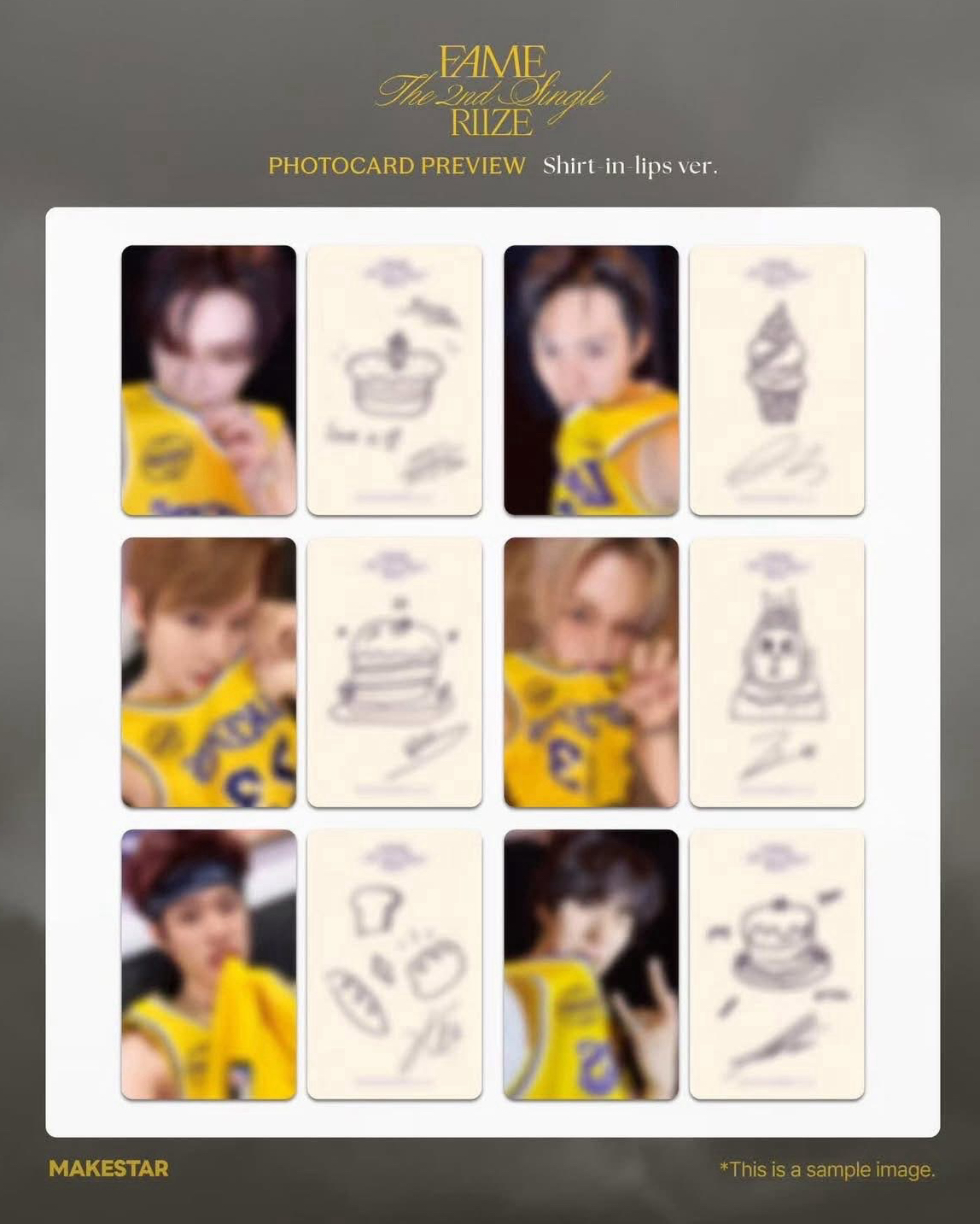 Riize 香港烘培簽售卡 燦熙