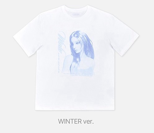 [現貨］aespa 三巡周邊 T-SHIRT Winter 全新未拆含小卡
