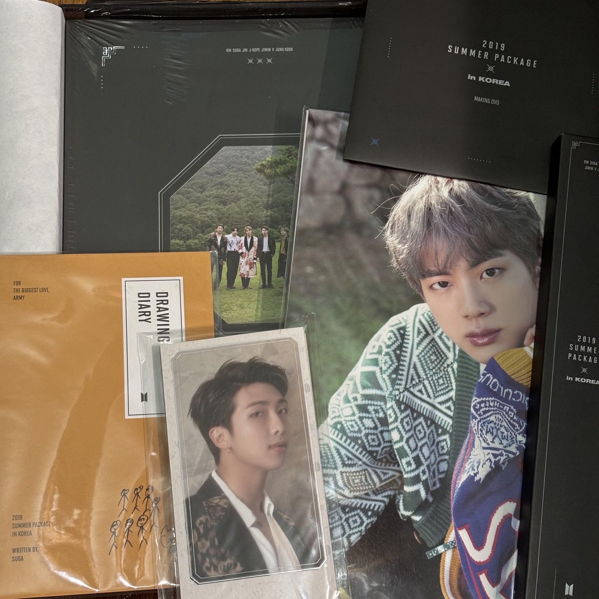 2019夏寫 SUGA本(盒損/寫真未拆)