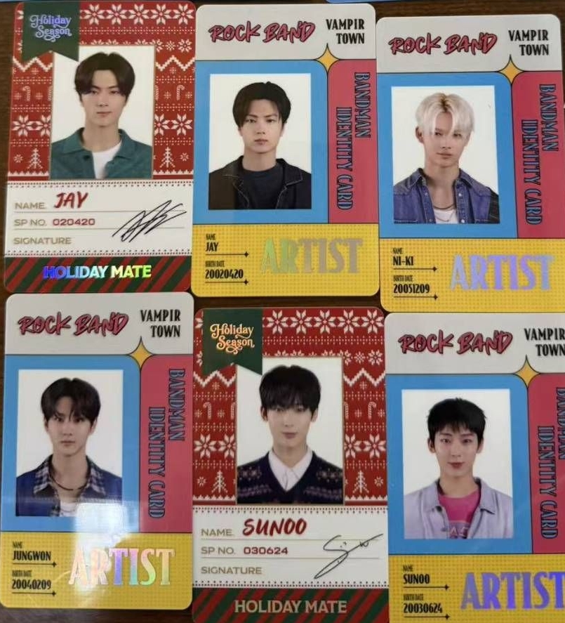 Enhypen world搖滾 節日sp卡