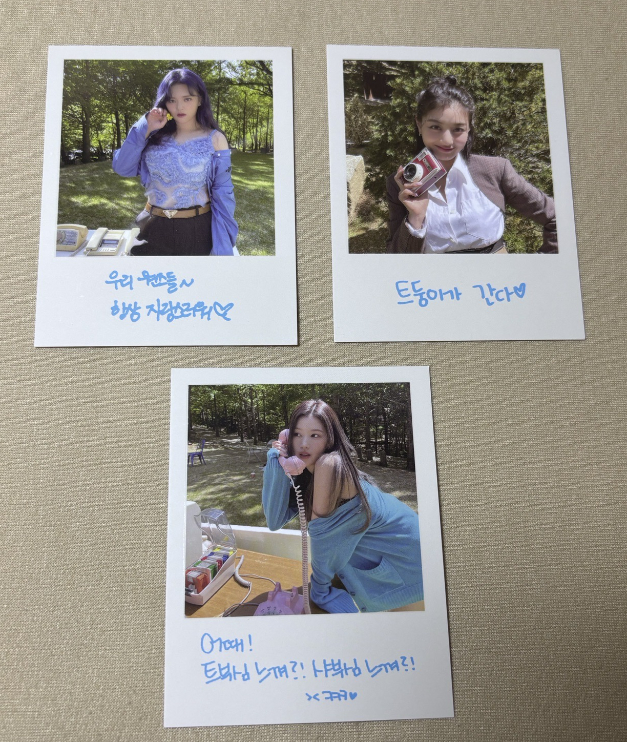 TWICE 拍立得卡/海報/明信片/留言卡