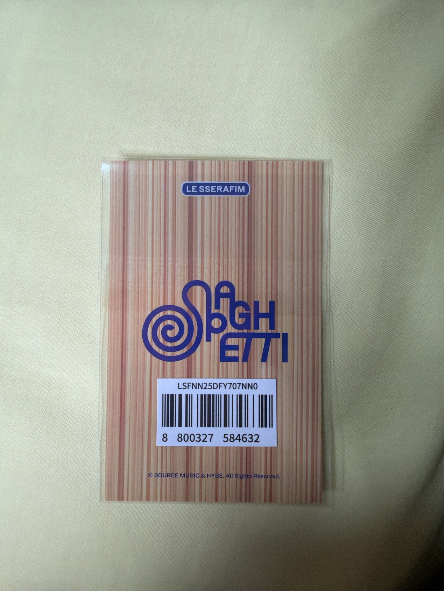 SPAGHETTI 滿額卡 （允真）