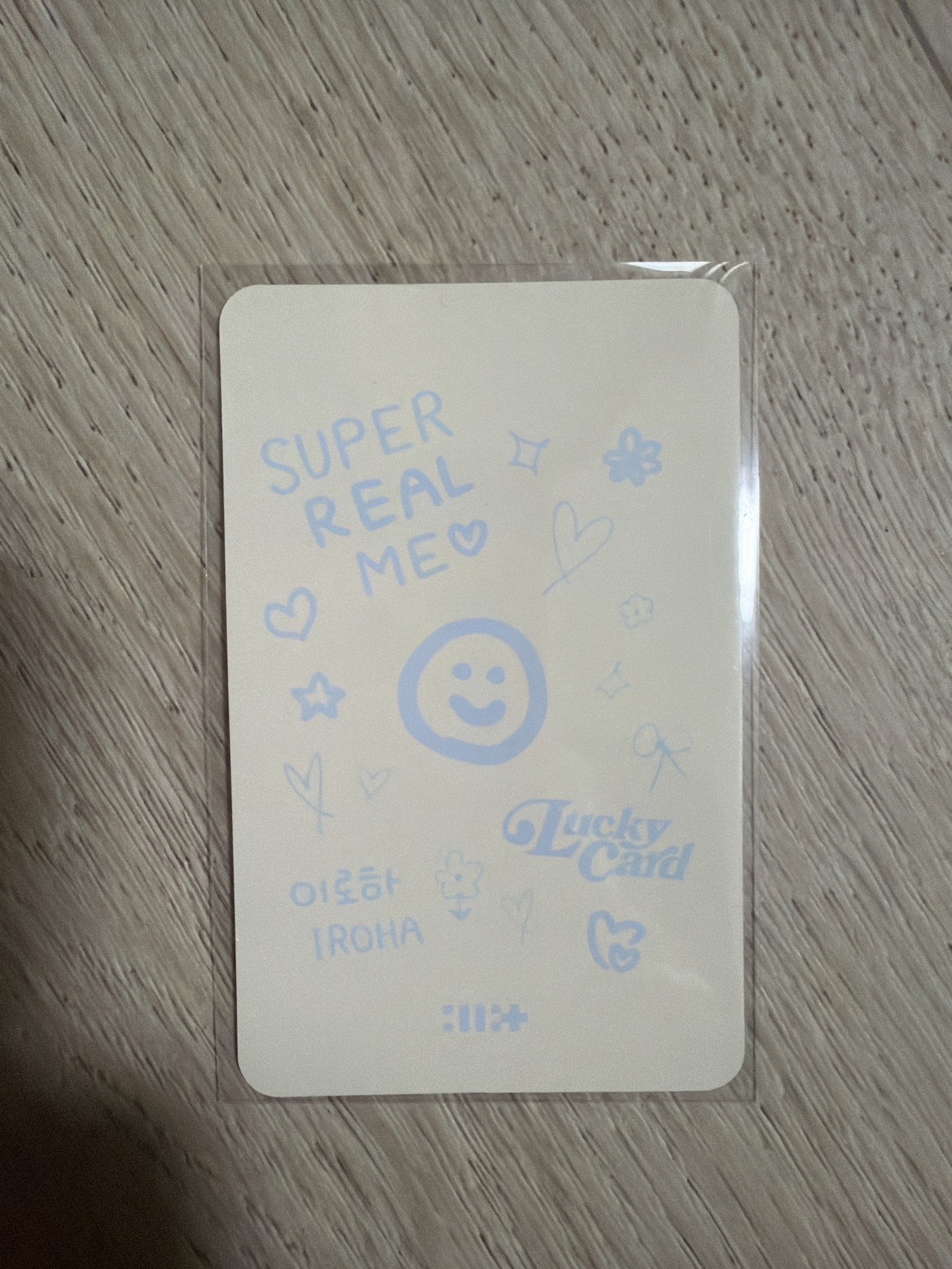 SUPER REAL ME 專輯卡 SUPER ME B ver.  (iroha)