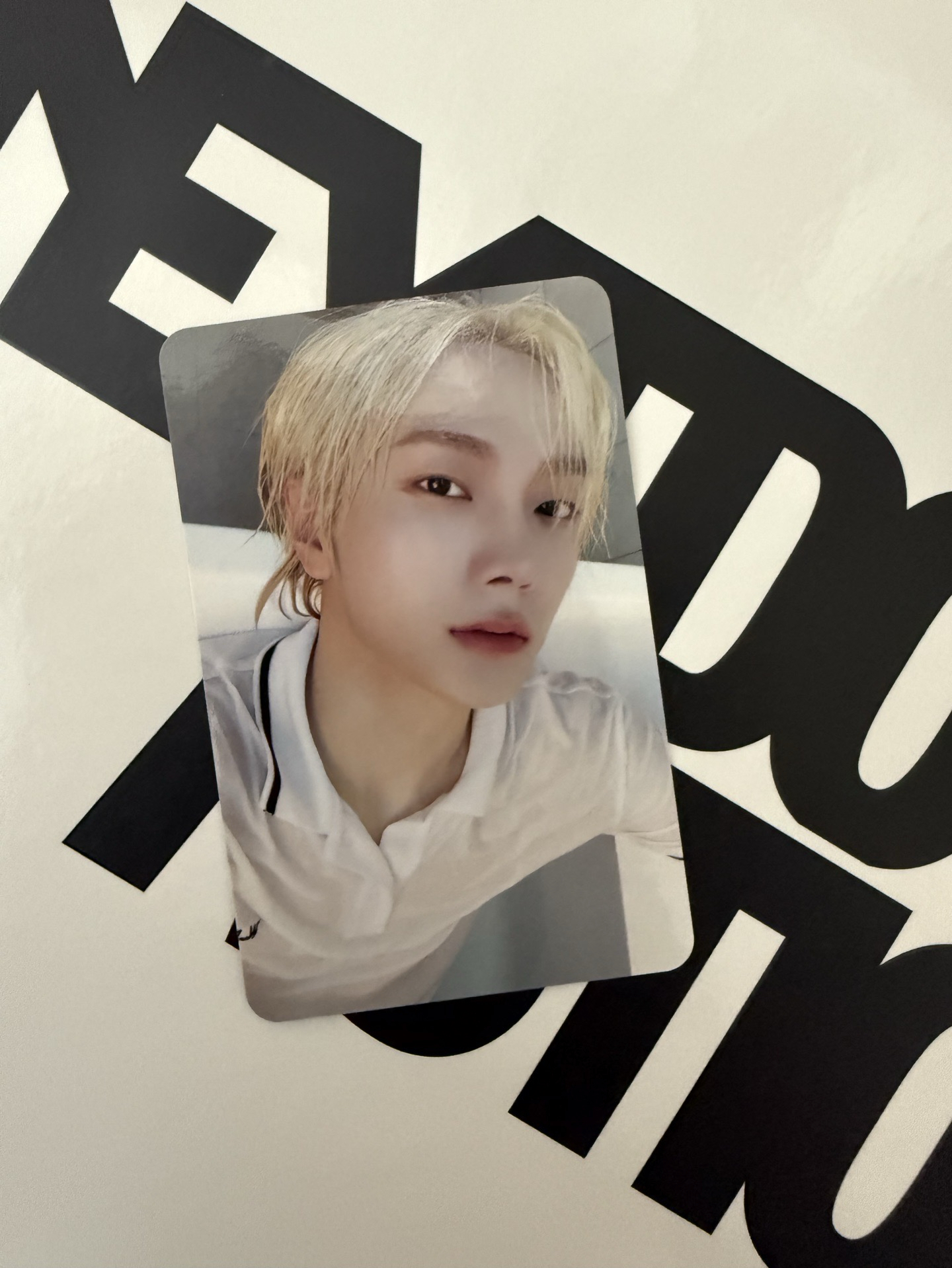 SUNGHO the action 白版專輯卡