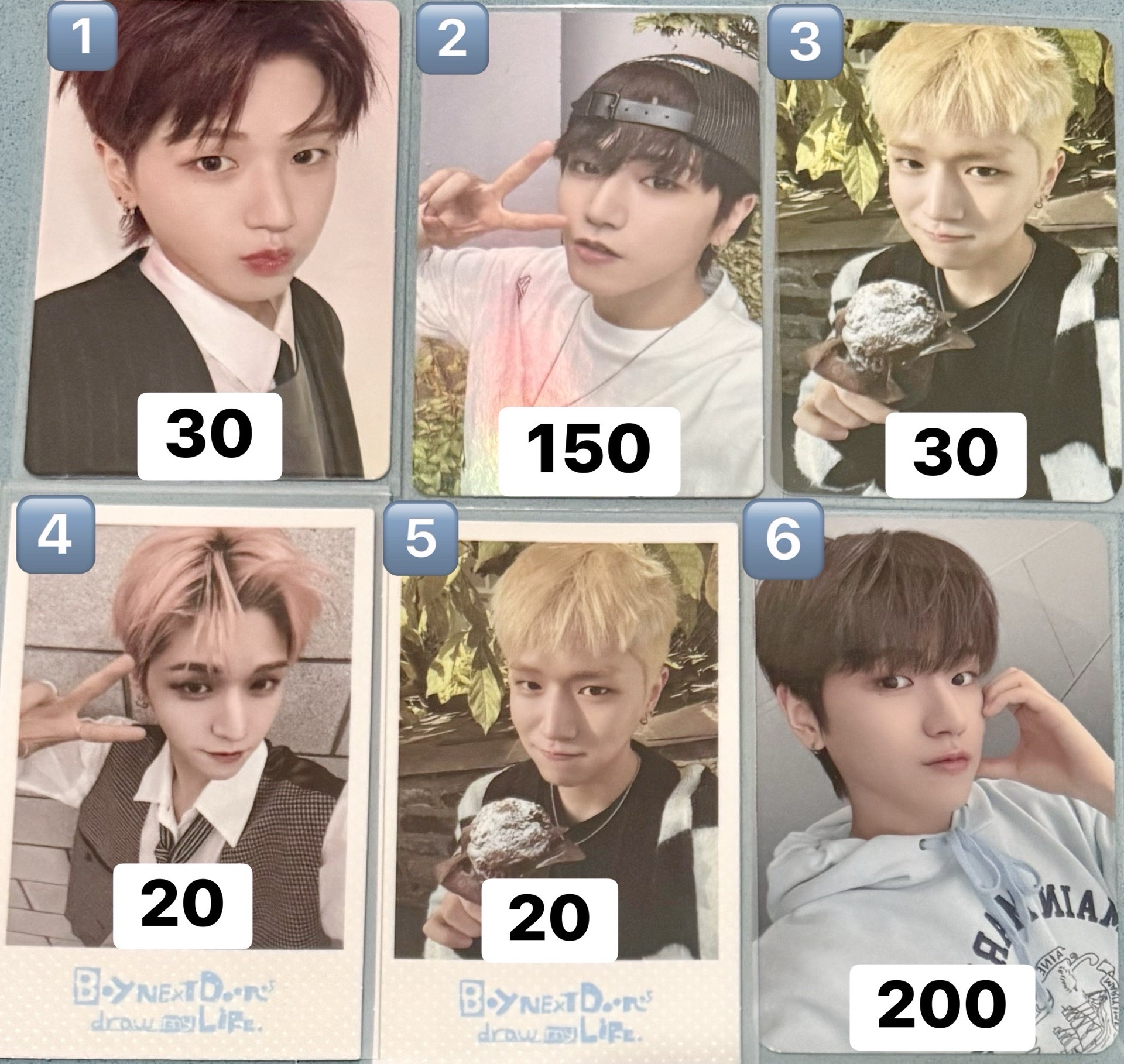 BOYNEXTDOOR RIWOO 李常赫小卡