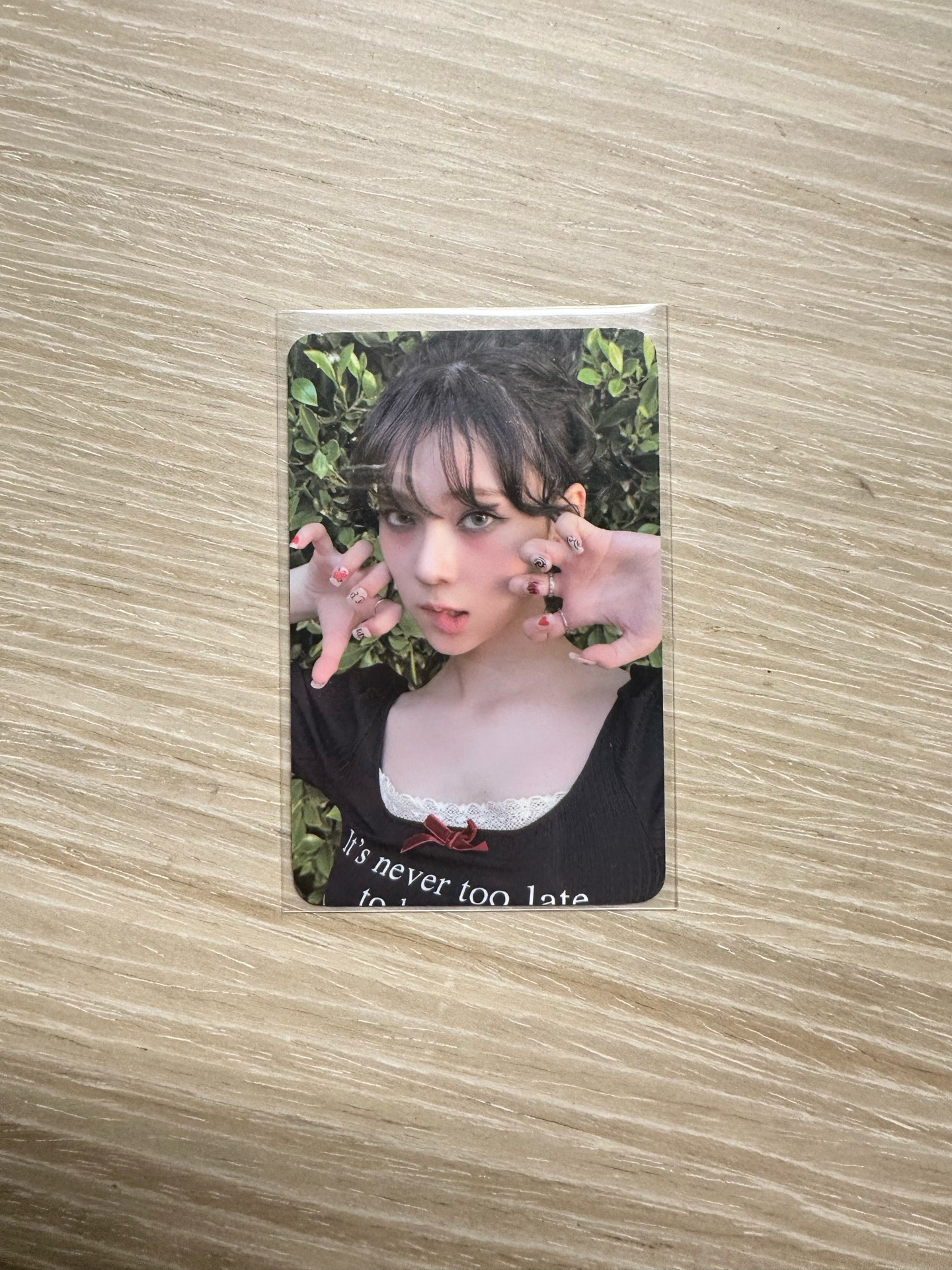 winter MY WORLD el 簽售卡 簽售冬