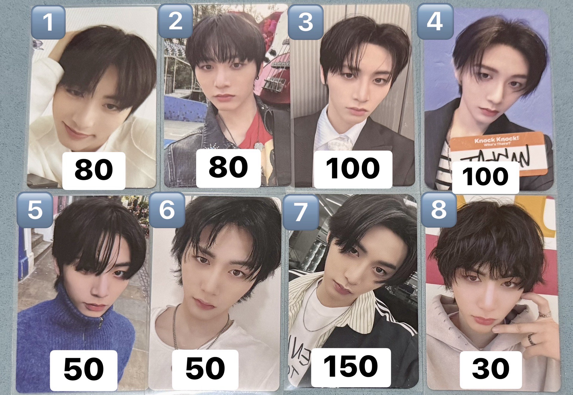 BOYNEXTDOOR TAESAN 漢泰山（漢東旼）小卡