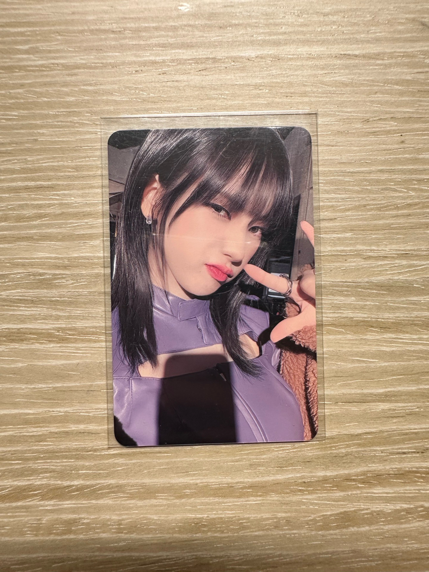 karina 正規一 愛豆驛站 特典卡 預售A柚