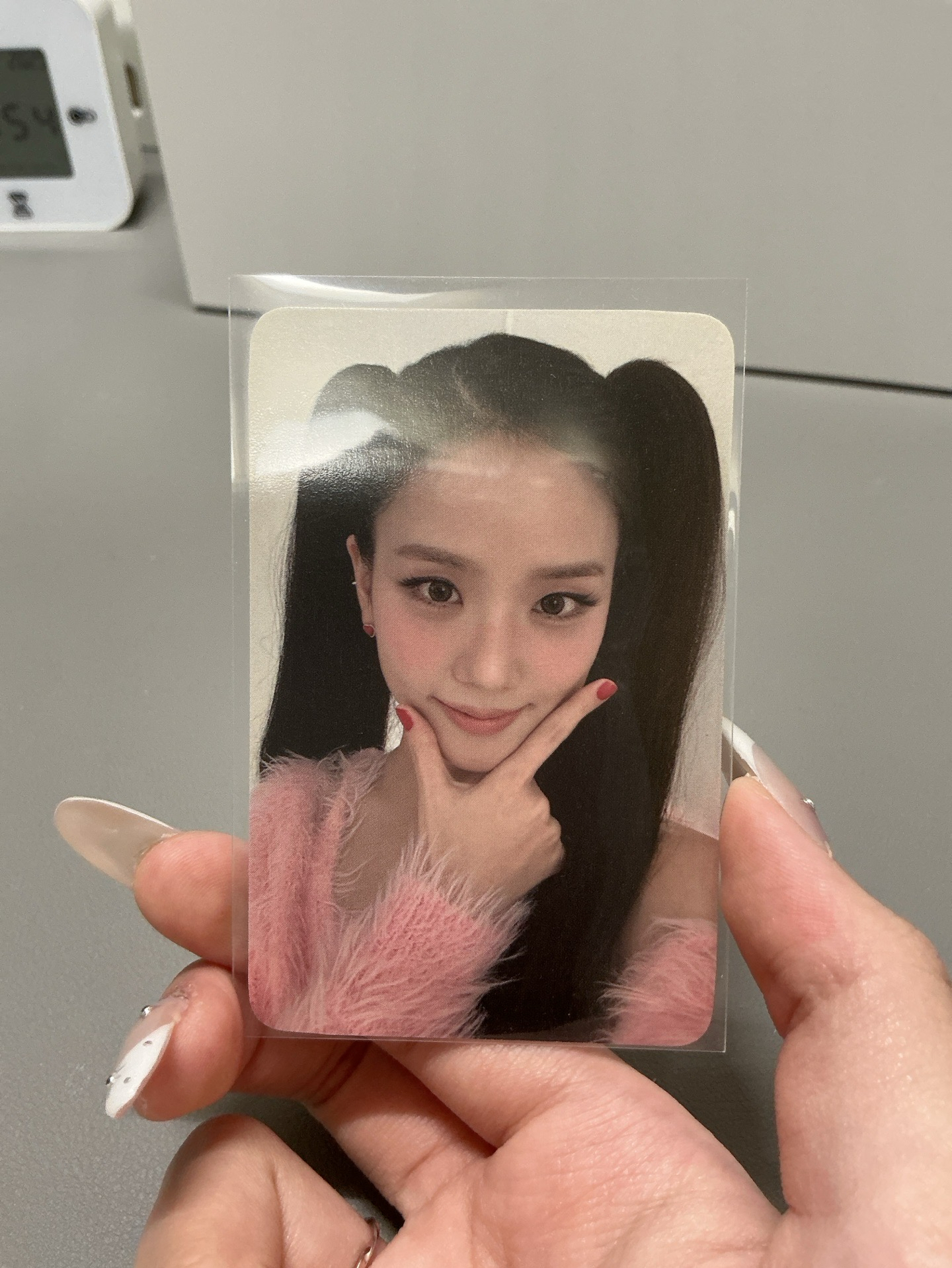 Jisoo雙馬尾特典卡