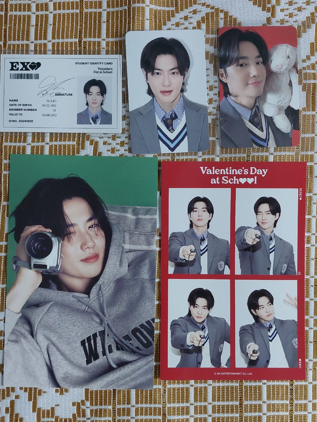 2024 EXO SG SUHO&CHEN小卡&明信片