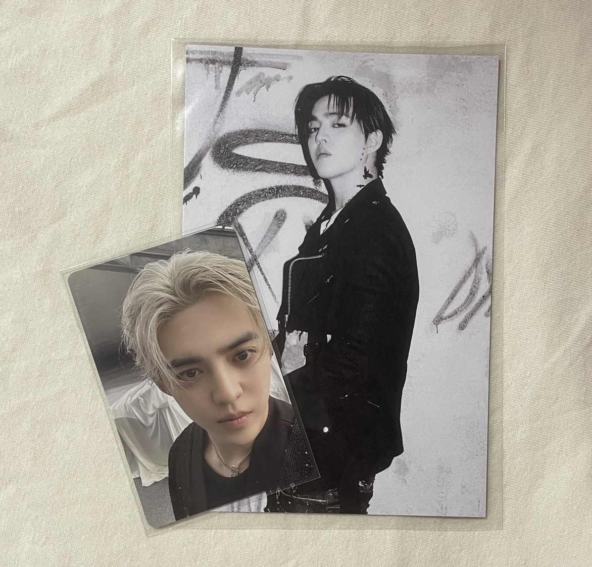 正五LP黑膠 喆🍒俊🐱 小卡+明信片