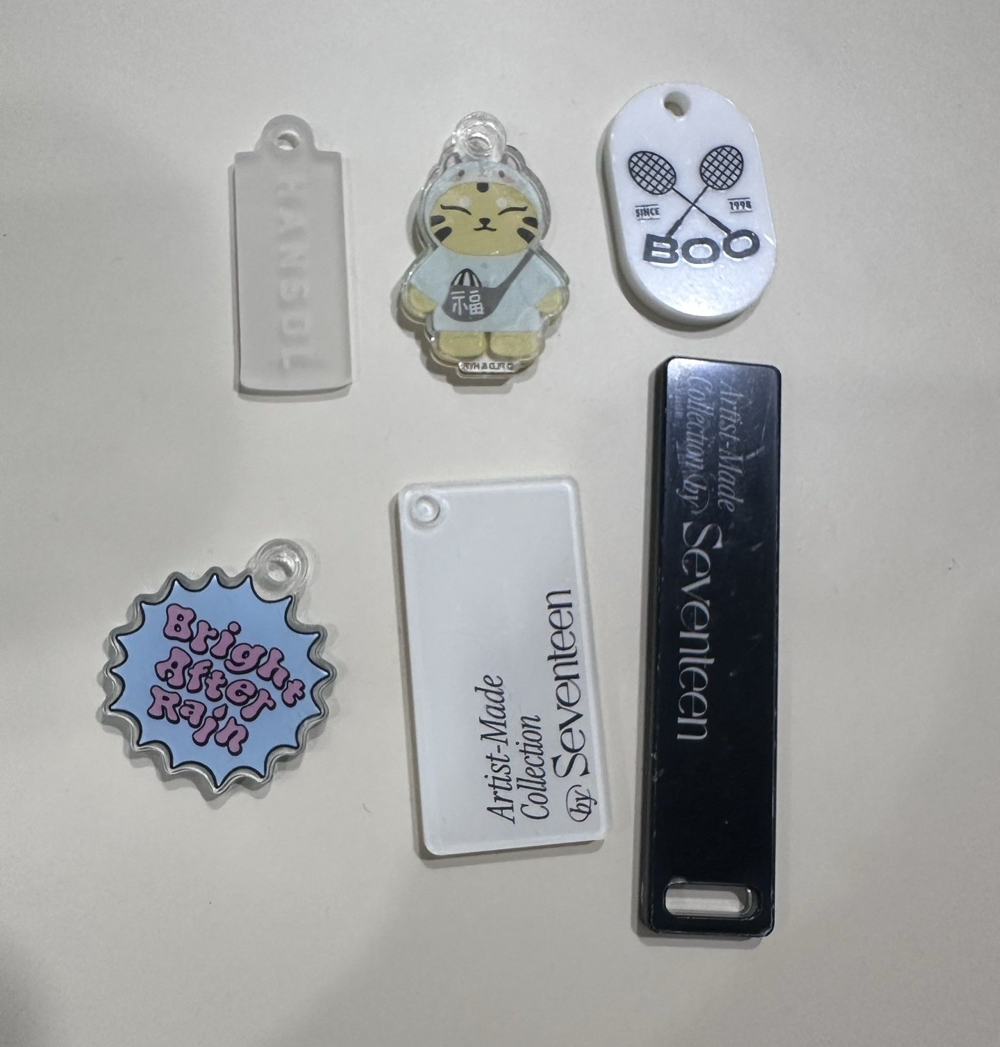 泰國場吊飾 全圖合售 seventeen 自製周邊 