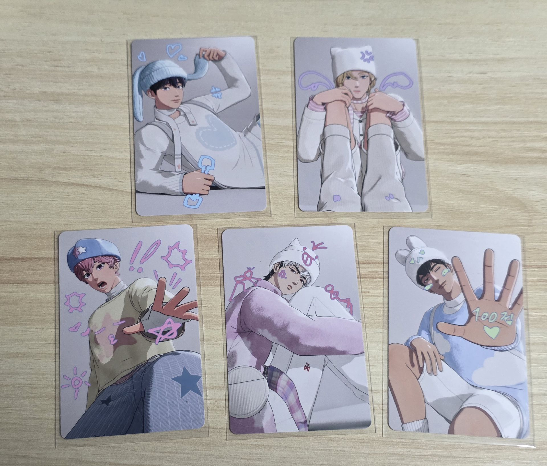 PLBBUU|塗鴉卡|全員Set