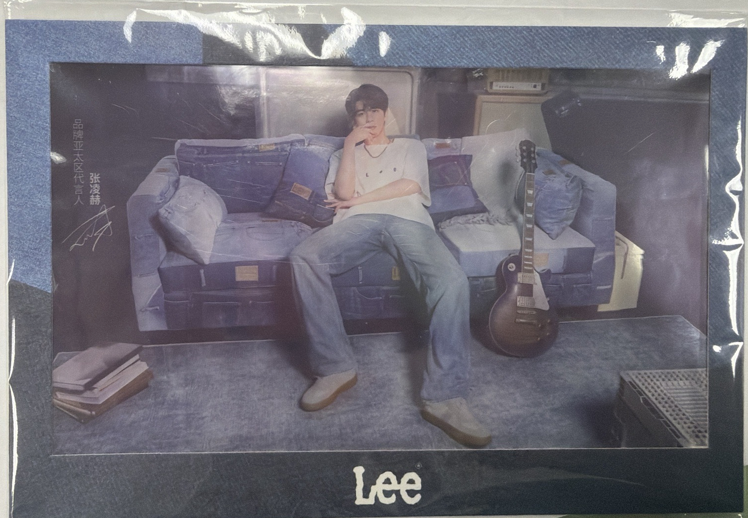 張凌赫 LEE代言 貼紙 大卡