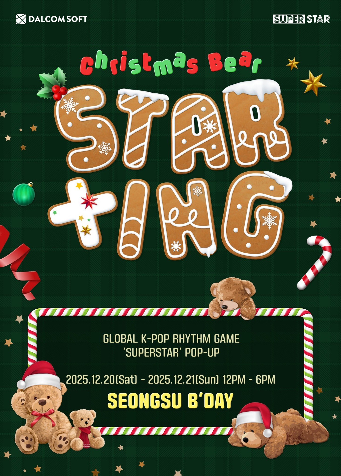 SUPERSTAR POP-UP STAR+ING: Christmas Bear