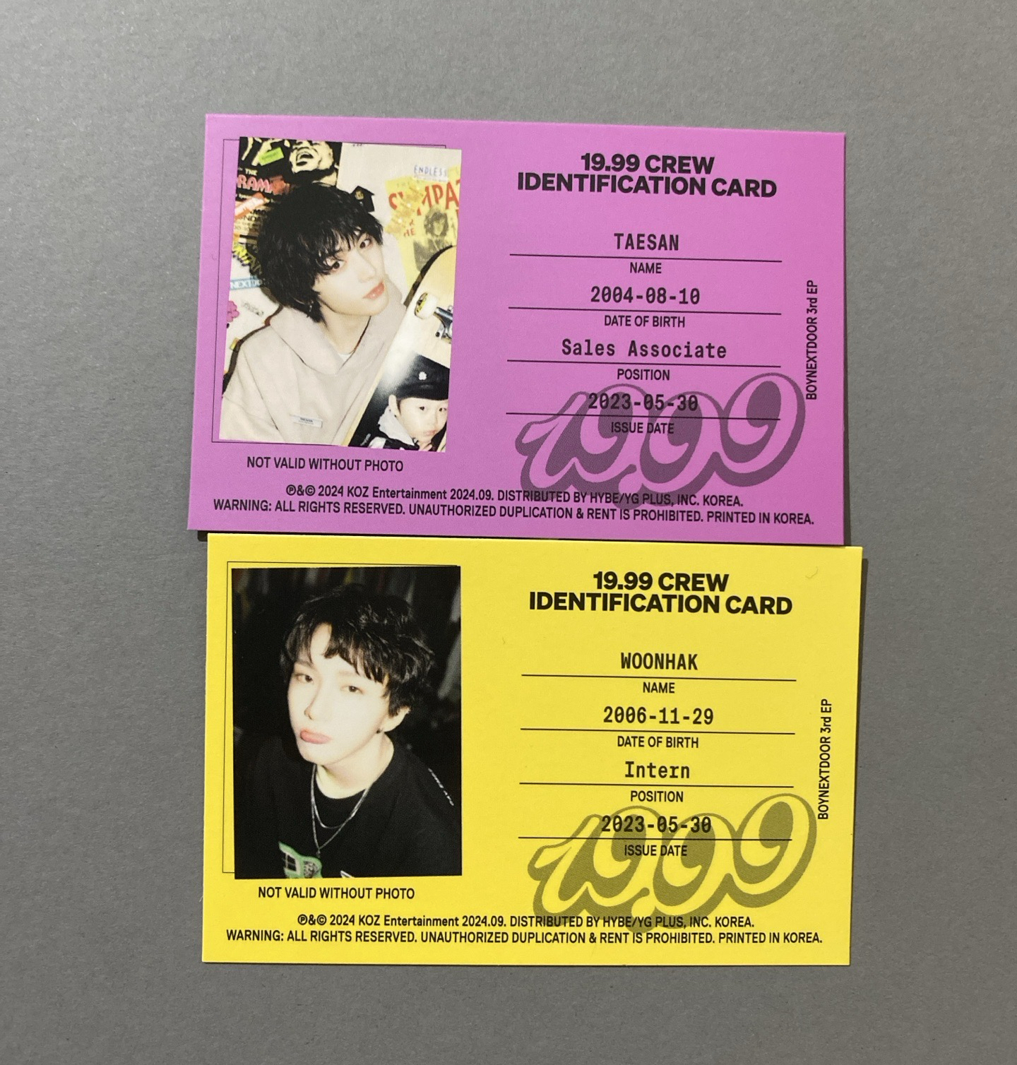 19.99 專輯卡 ID卡 6 雲鶴