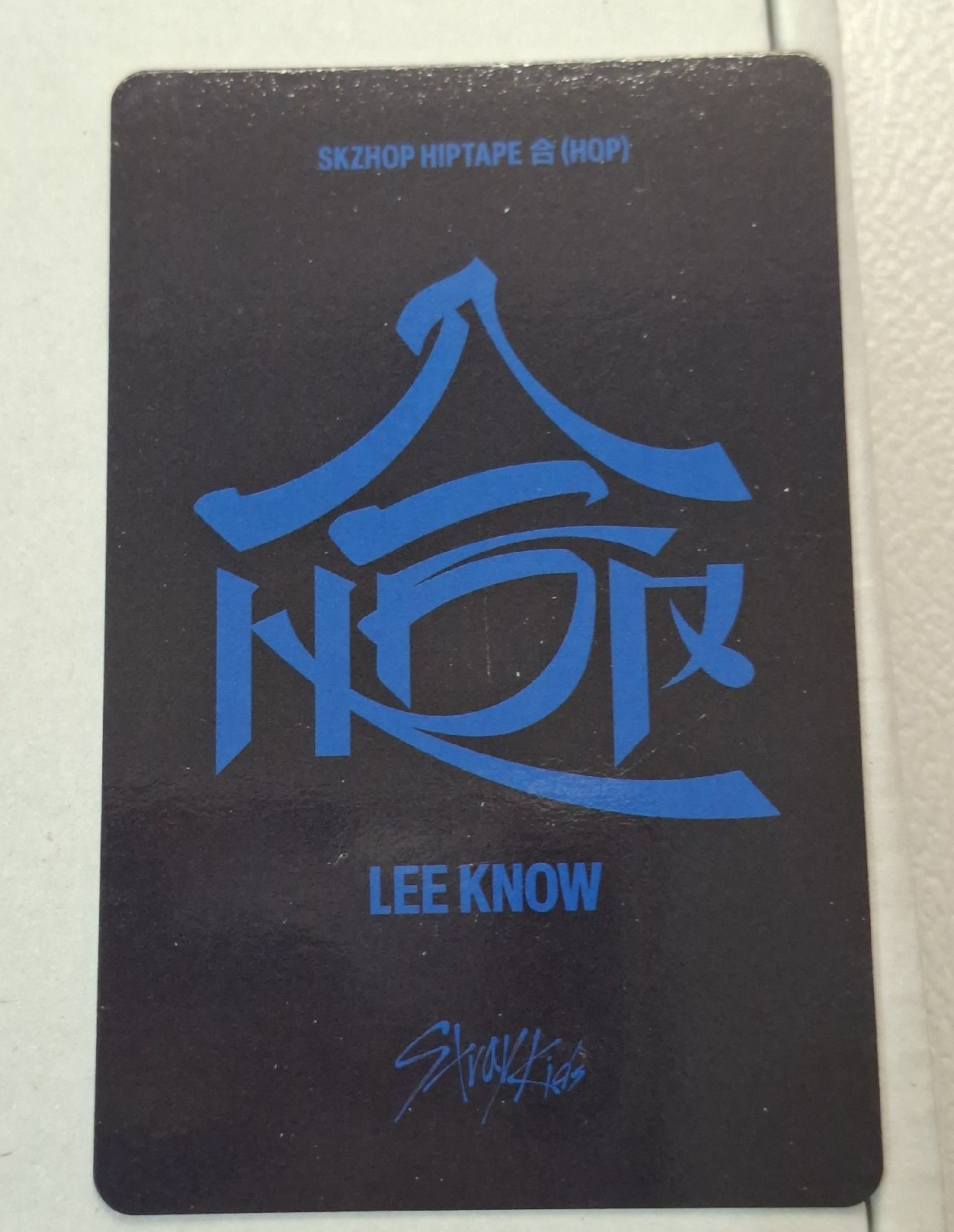 SKZ HOP Leeknow 電子專輯卡