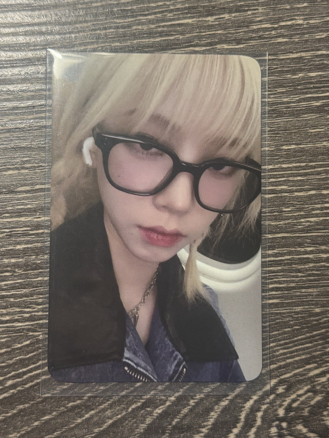 My world k4特典卡 金髮眼鏡柚👓