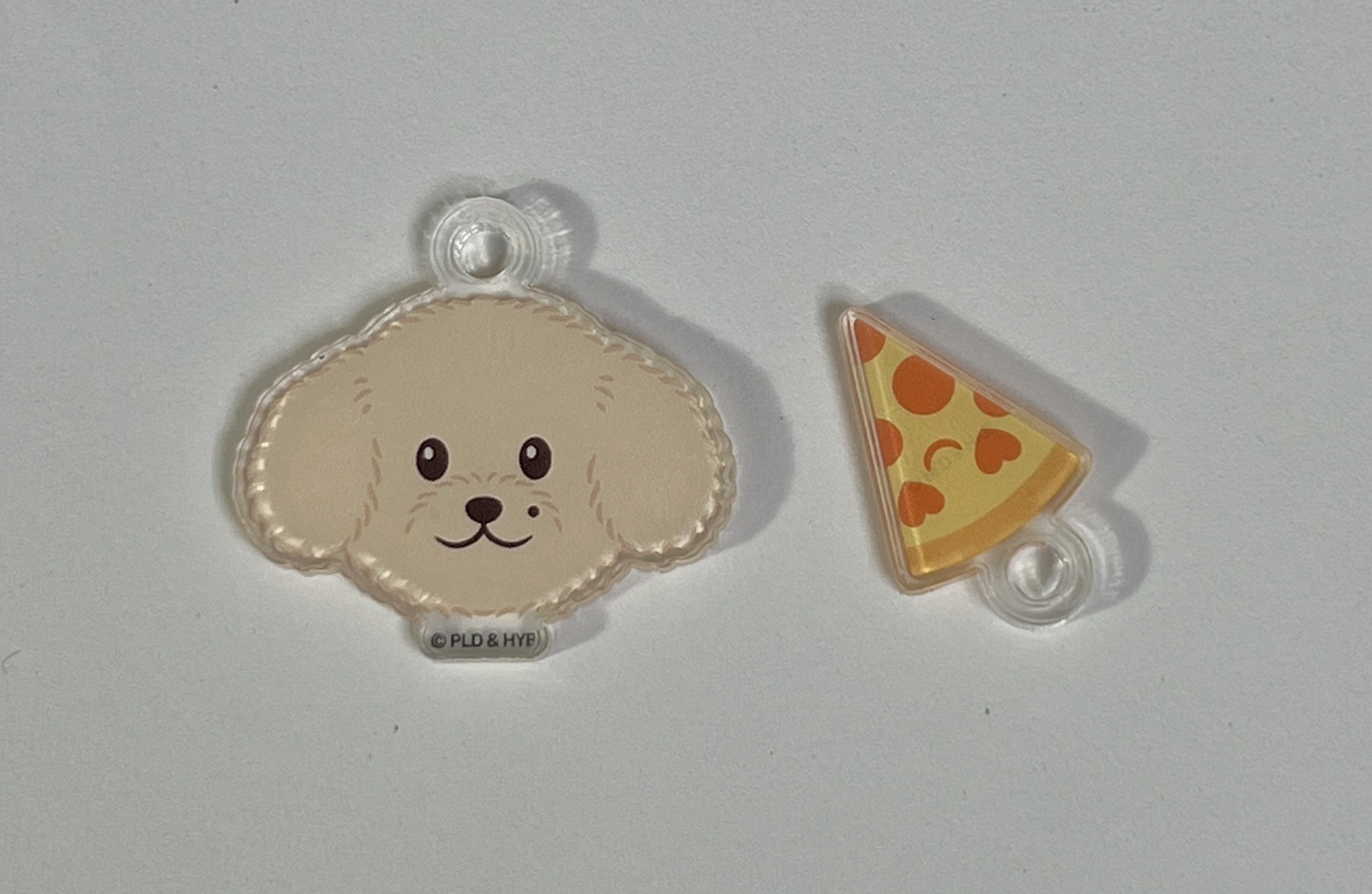 Seventeen artist made 壓克力鑰匙圈吊飾（DOA、披薩）