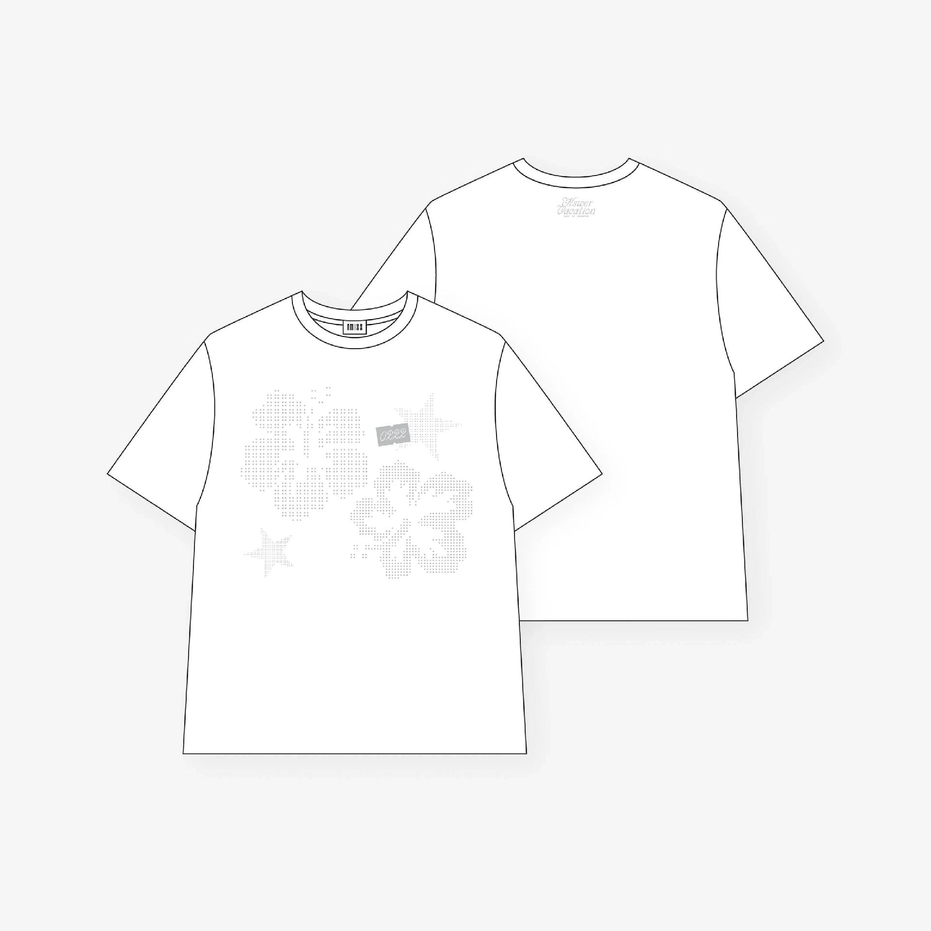 NMIXX SUMMER VACATION FAN MEETING 周邊 free size T-shirt