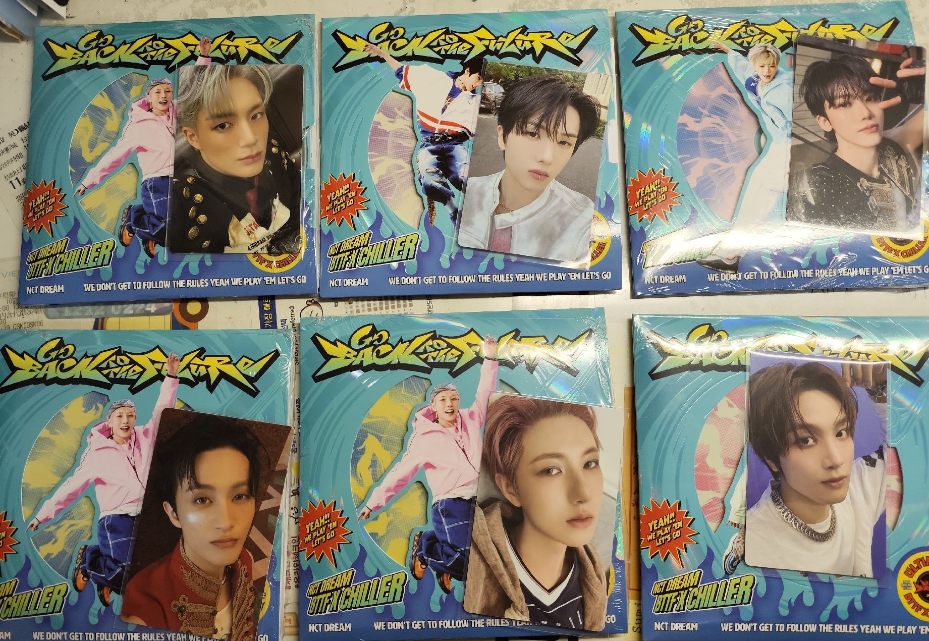 正規五 單封+小卡