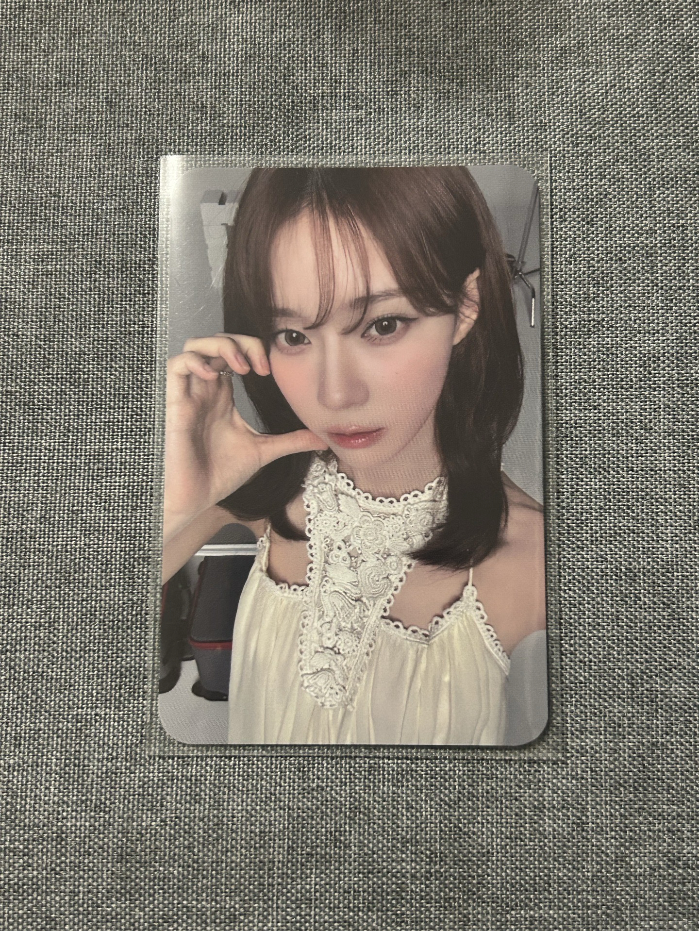 aespa 展會地毯比心冬