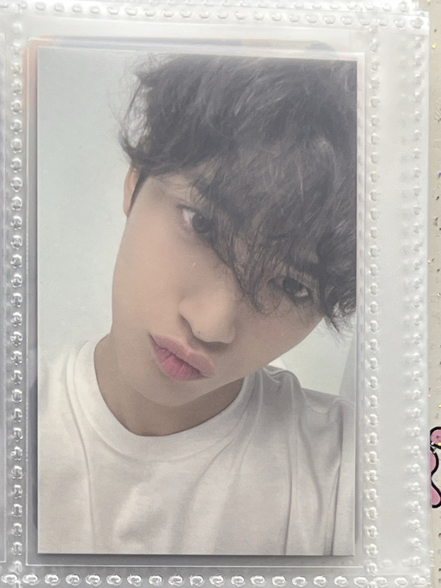 金珉奎七週年吊墜卡