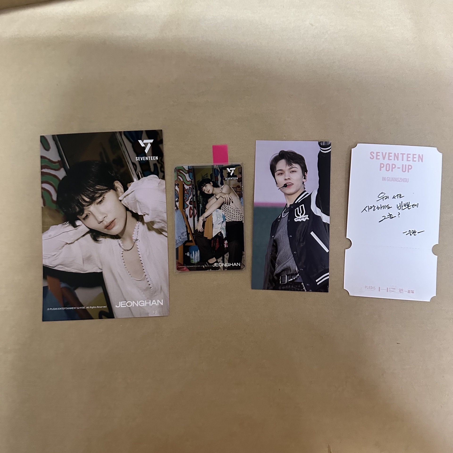 淨漢明信片、小卡／率克拉島書籤、寛快閃店簽名書籤