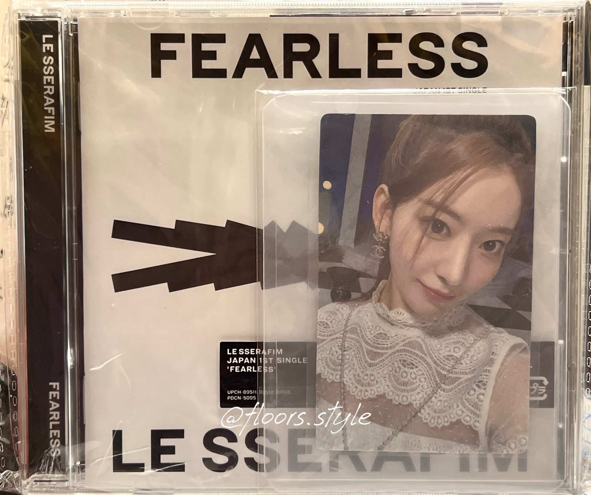 LE SSERAFIM FEARLESS JP 專輯 通常盤 SAKURA配專